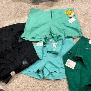 Lot of 5 pairs NWT size 12 shorts